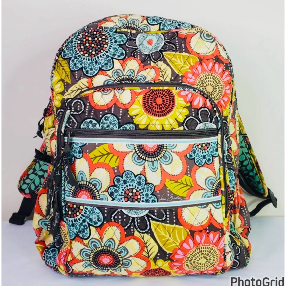 Vera Bradley Vibrant Yellow and Red Backpack